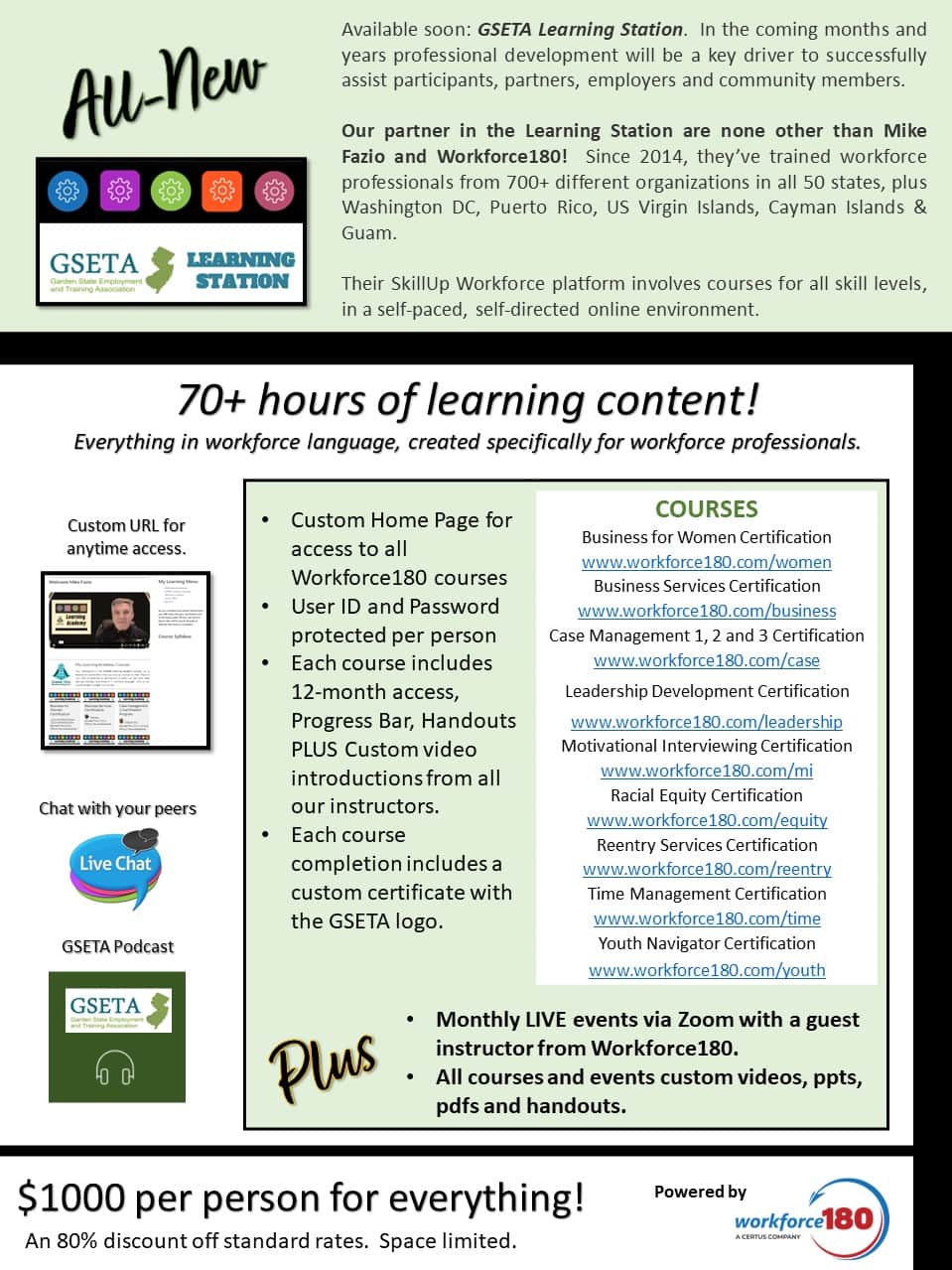 GSETA Learning Station